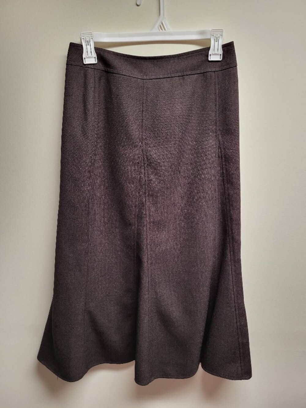 Cleo Petites Black A-Line Midi Skirt Women's Petite Size 4 Made in Canada